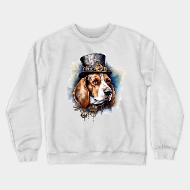 Beagle Crewneck Sweatshirt by erzebeth